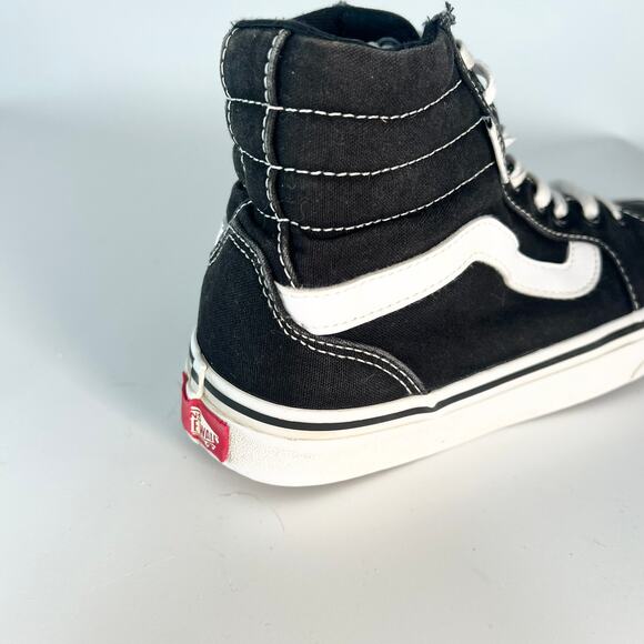 Vans Old Skool Canvas Suede Hi Top Skate Sneakers Shoes Black 507698 Women 7.5 - Picture 9 of 13